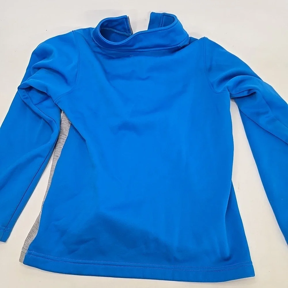 Under Armour Fleece 1/4 Zip‎ Pullover Blue and Gray Size Youth Large